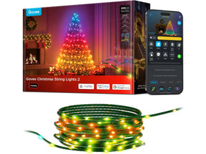 Govee Christmas String Lights 2 30M – smart RGBWIC julelyslenke med Matter, Wi-Fi, Bluetooth og 300 LED