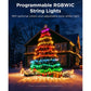Govee Christmas String Lights 2 30M – smart RGBWIC julelyslenke med Matter, Wi-Fi, Bluetooth og 300 LED