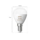 Philips Hue Luster P45 E14 smartpære 2-pakning – White and Color Ambiance, Bluetooth og Zigbee