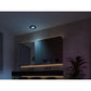 Philips Hue White and Color Ambiance Slim innfelt spotlight 90 mm 3-pakning svart – 1000 lm, IP44, Bluetooth og Zigbee