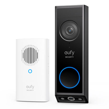 Eufy Video Doorbell E340 – 2K videoringeklokke med doble kameraer, chime og lokal lagring