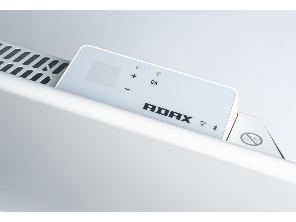 Kompakt smart panelovn med WiFi, appstyring og ukeprogram. En praktisk løsning for små rom, entré eller hytte.