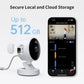 Aqara Camera G100 Select smartkamera – 2K, IP65, Wi-Fi 6, HomeKit Secure Video, svart og hvit
