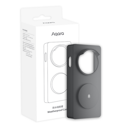 Aqara Doorbell G4 Weatherproof Case Black – værbestandig silikondeksel for Video Doorbell G4
