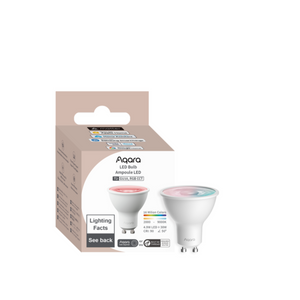 Aqara LED Bulb T2 RGB CCT GU10 smartpære – Zigbee, Thread, Matter og 16 millioner farger