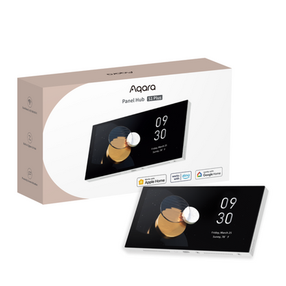 Aqara Panel Hub S1 Plus EU kontrollpanel – 6,9" touchskjerm, Zigbee 3.0-hub, Matter Bridge og 2 bryterkanaler
