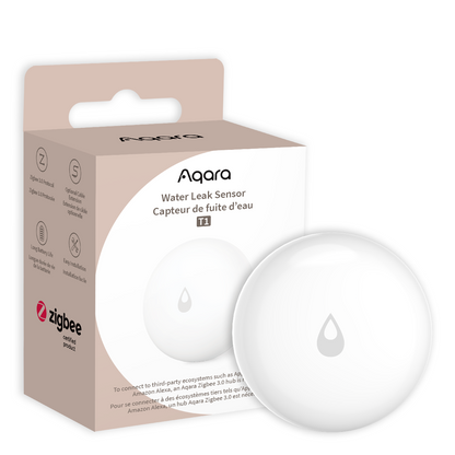 Aqara Water Leak Sensor T1 vannlekkasjesensor – Zigbee 3.0, IP67 og CR2032-batteri