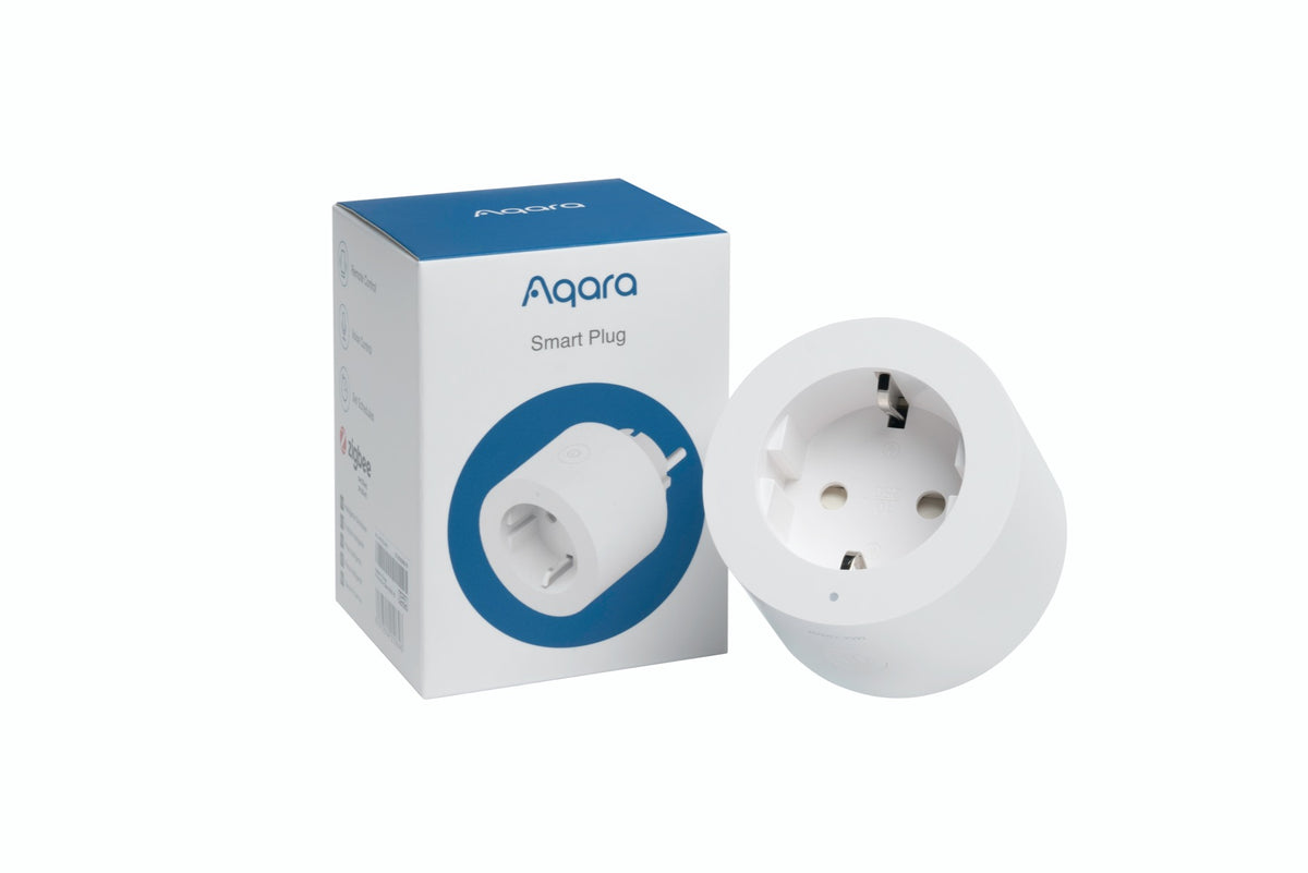 Aqara Smart Plug er en smart stikkontakt som lar deg styre lamper og elektriske apparater via app, stemme eller automatisering i smarthuset.
