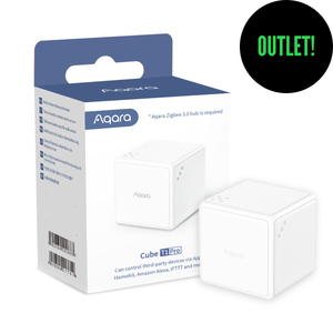 OUTLET - Aqara Cube T1 Pro trådløs scenekontroller – Zigbee, HomeKit, Alexa og IFTTT