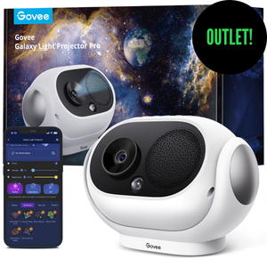 OUTLET - Govee Galaxy Star Projector – Smart stjerneprojektor med appstyring, Bluetooth-høyttaler og hvit støy