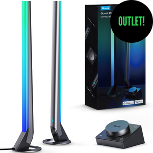 OUTLET - Govee RGBIC Gaming Light Bars smart lysbarer – Wi-Fi, Bluetooth, musikkmodus og smart kontroller
