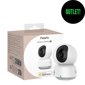OUTLET - Aqara Camera E1 2K innendørskamera – Wi-Fi 6, Apple HomeKit Secure Video og 360° pan/tilt