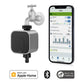 Automatiser hagevanningen med Eve Aqua. Smart vanningskontroller med Apple HomeKit, Siri, Thread og opptil 7 vanningsperioder daglig.