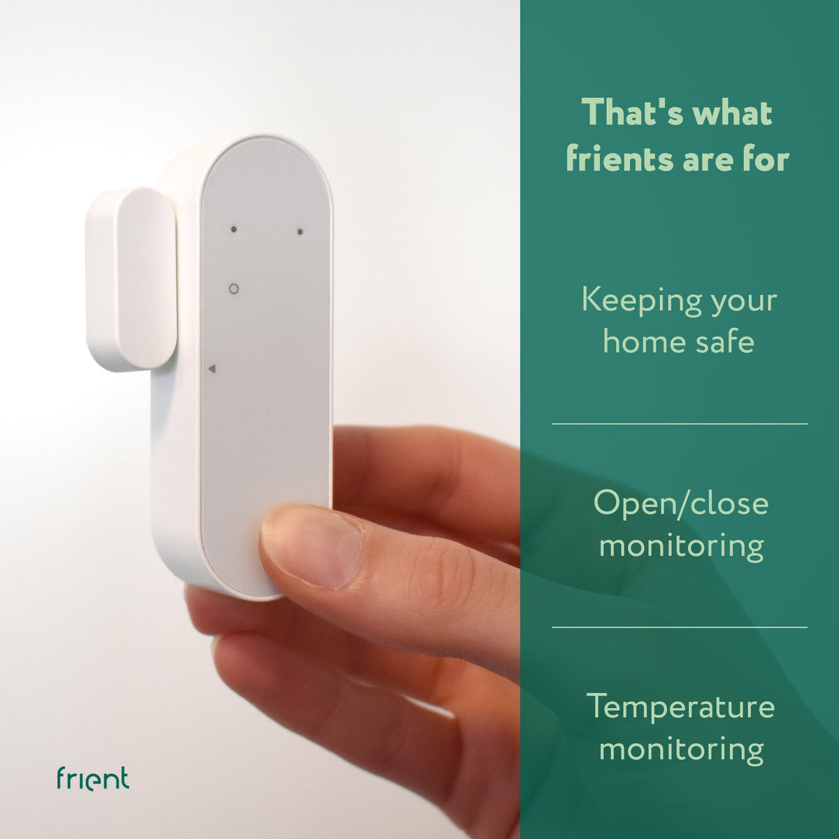 Smart dør- og vindussensor med Zigbee og temperaturmåling. Få varsler når dører eller vinduer åpnes.