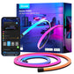 Govee Neon Rope Light for Desk 3  m smart skrivebordslys - RGBICW, Wi-Fi, Bluetooth, DreamView og musikkmodus