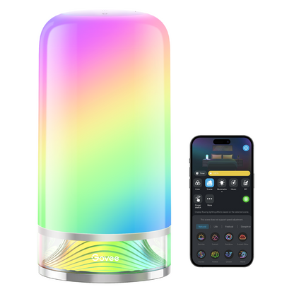 Govee H6022 Table Lamp 2 smart bordlampe – RGBICWW, Matter, Wi-Fi og Bluetooth