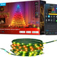 Smart julelys med 300 LED, Matter, Wi-Fi og Bluetooth. Perfekt til hus, hage og juledekorasjoner.