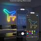 Govee Neon Rope Light 2 3 m smart neonlys – RGBIC, Matter, Wi-Fi, Bluetooth og formbart design