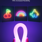 Govee Neon Rope Light 2 3 m smart neonlys – RGBIC, Matter, Wi-Fi, Bluetooth og formbart design
