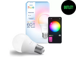 Smartpære E27 med millioner av farger og justerbart hvitt lys. Styres enkelt med app, Bluetooth eller Hue Bridge. Outlet
