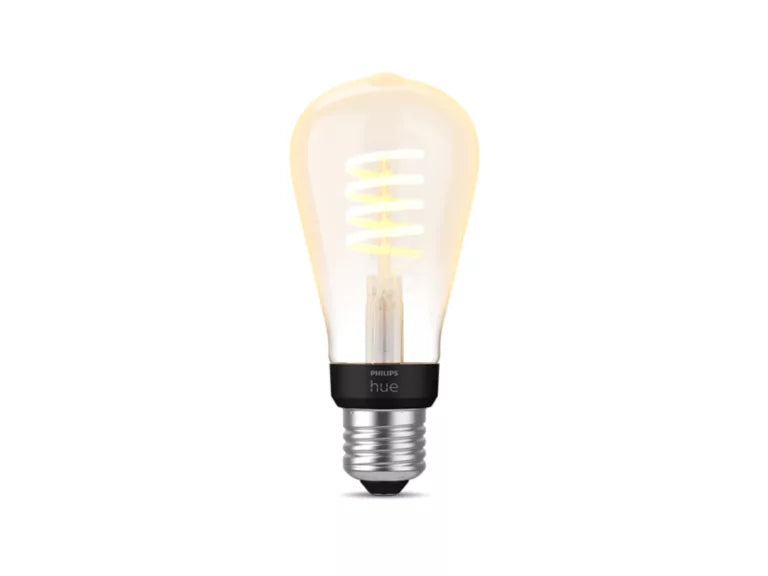 Filament smartpære med Edison-design og justerbart hvitt lys. Perfekt når du vil kombinere stil og smart belysning.