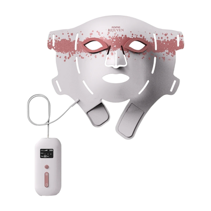 RENPHO Artemis Blush LED Ansiktsmaske med Rødt, Blått, Grønt og Infrarødt Lys
