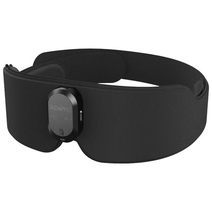 RENPHO EyeSnooze Aroma søvnmaske med varme, aromaterapi, Bluetooth-musikk og lysblokkering. Tre varmenivåer, justerbar timer og oppladbart batteri.