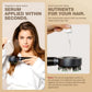 RENPHO LED Scalp Massager WMC01 hodebunnsmassasjeapparat med LED-lys og serumbeholder, svart