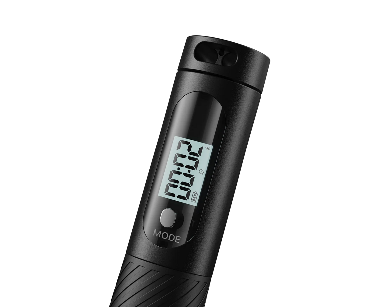 RENPHO Smart Jump Rope med Bluetooth, LCD-skjerm og 3 treningsmoduser. Tren med eller uten tau og følg aktiviteten i RENPHO Health-appen. Kjøp hos Homesync.