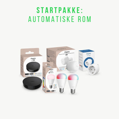 Aqara Automatiske rom startpakke med Presence Sensor FP1E, smartlys og Smart Plug