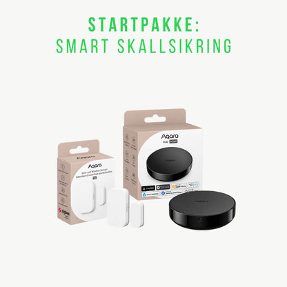 Aqara Smart skallsikring startpakke – Hub M200 og Door & Window Sensor T1