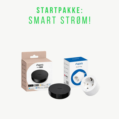 Aqara Smart strøm startpakke – Hub M200 og Smart Plug EU for smart strømstyring