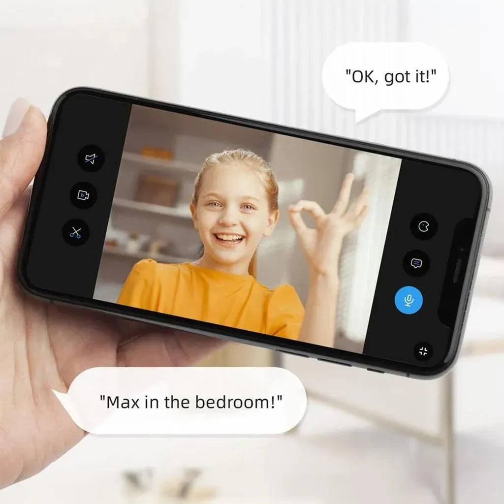 Innendørs overvåkingskamera med app AOSU