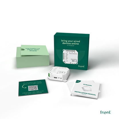 Frient Smart IO Module – Zigbee 3.0 IO-modul med 4 innganger og 2 utganger